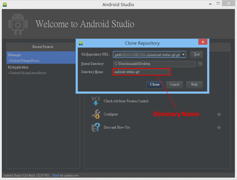 git android studio gradle